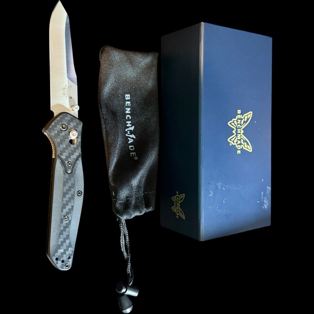 Benchmade 940-1 Osborne AXIS Lock Folding Knife CPM-S90V Carbon Fiber Handle